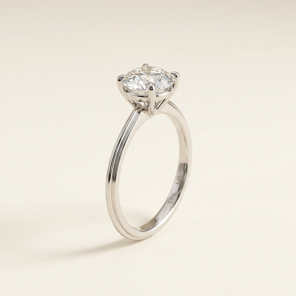 1.5 ct Lab Diamond Solitaire Engagement Ring