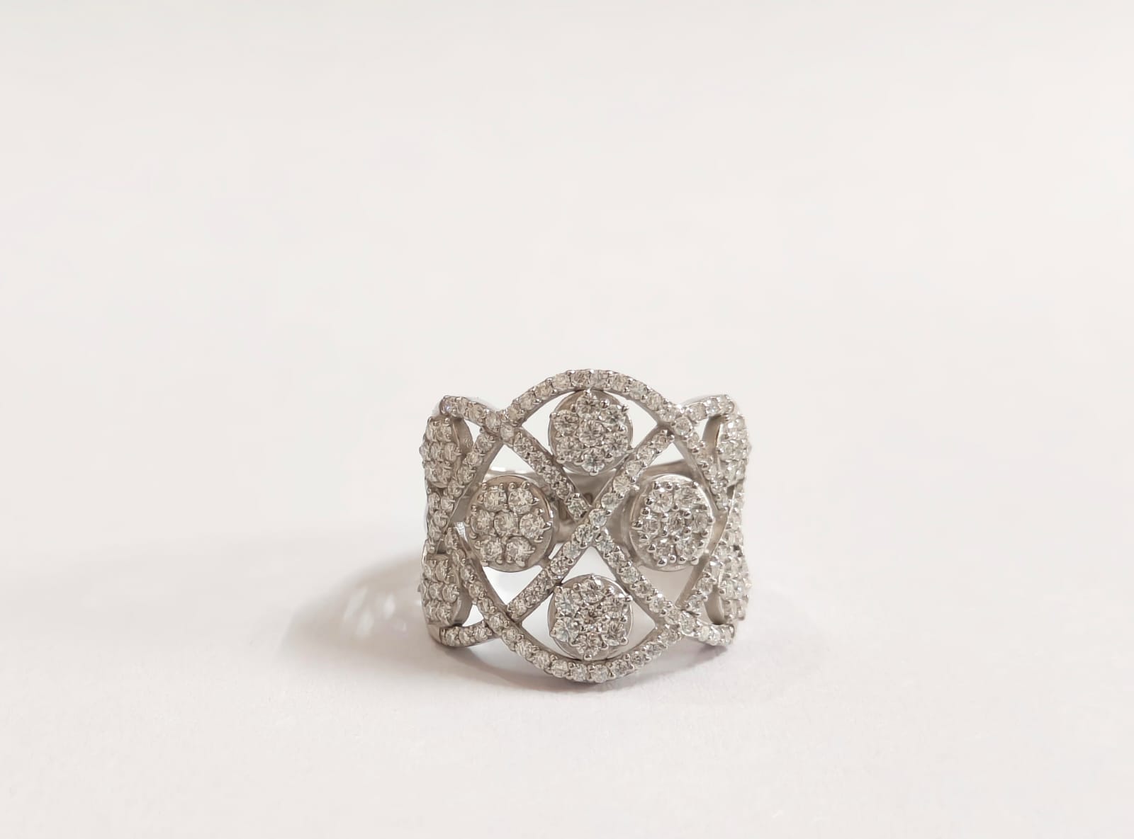 Celestial Orbit Wide Cocktail Ring