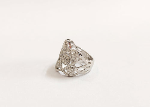Celestial Orbit Wide Cocktail Ring