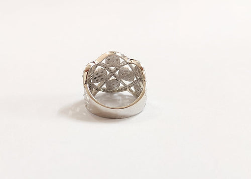 Celestial Orbit Wide Cocktail Ring